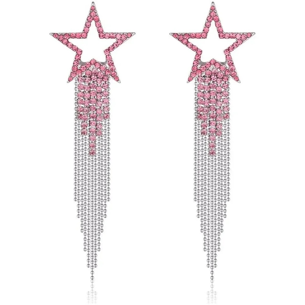 NWT Sparkling Bling Rhinestone Barbie Pink Cowboy Hat Halloween Costume - Picture 4 of 8